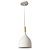 Lustre Pendente Aquarela Gota Branca E27 170X250Mm Llumm Bronzearte P/ 1 Lampada - Imagem 3