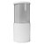Arandela Imperial Aluminio Branco Difusor Em Vidro Jateado E27 Ip54 210X155X90Mm Llumm Bronzearte P/ 1 Lampada - Imagem 2