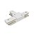 Conector T Trilho Eletrificado Branco 2 Fases Llumm Bronzearte - Imagem 1