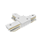 Conector T Trilho Eletrificado Branco 2 Fases Llumm Bronzearte - Imagem 2