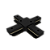 Conector X Trilho Eletrificado Preto 2 Fases Llumm Bronzearte - Imagem 2