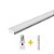 Kit Perfil De Embutir Plug And Play 15W/M 3K Branco 2m 25X8Mm 4A 12V Llumm Bronzearte - Imagem 1