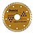 Disco Diamantado Makita Turbo para Esmerilhadeira Dourado para Concreto A-84143 - Imagem 1