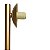 Arandela Cristal Fantasy G9 10cm Gold Llumm Bronzearte P/ 1 Lampada - Imagem 3