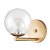 Arandela Cristal Fantasy G9 10cm Gold Llumm Bronzearte P/ 1 Lampada - Imagem 1
