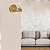 Arandela Cristal Fantasy G9 10cm Gold Llumm Bronzearte P/ 1 Lampada - Imagem 7