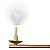 Arandela Cristal Fantasy G9 10cm Gold Llumm Bronzearte P/ 1 Lampada - Imagem 9