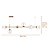 Lustre Pendente Cristal Fantasy 6 Lampadas G9 Gold 10cm Llumm Bronzearte - Imagem 1