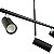 Lustre Pendente Foco Preto Spot MR11 BIV Llumm Bronzearte P/ 4 Lampadas - Imagem 2