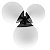 Luminária de Chão Mini Ball G9 10CM Preto Llumm Bronzearte P/ 3 Lampadas - Imagem 5