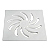 Grelha Quadrada Pvc Vortice 100mm Branco Amanco - Imagem 1