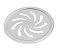 Grelha Redonda Inox Vórtice 150mm Cromado Amanco - Imagem 1