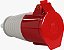 Tomada Margirius Móveis Industrial 4P 32A Vermelho 6H IP44 21645 - Imagem 1