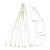 Abraçadeira de Nylon 3,6x150mm com 100 pçs branca EDA Ref.9LJ - Imagem 1