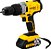 Parafusadeira/furadeira de impacto Vonder Plus a bateria 20V com fonte de carregamento bivolt automática ref.PFV 200I - Imagem 1