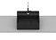 Cuba de Apoio Q5 Quadrada Celite 35X35cm Matte Black Preta - Imagem 1