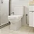 Kit Vaso Sanitário com Caixa Acoplada Celite Elite Branca, Assento PP SoftClose e Kit de Instalação - Imagem 2