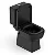 Kit Vaso Sanitário com Caixa Acoplada Celite Elite Matte Black, Assento PP SoftClose e Kit de Instalação - Imagem 2