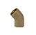 Cotovelo Sem Anel para Solda Eluma R.606 - 45° - 66 mm Bronze (2.1/2) - Imagem 1