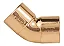 Cotovelo Sem Anel para Solda Eluma R.606 - 45° - 28 mm Cobre (1) - Imagem 1