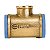 Tê de Bronze Azul com Redução Eluma R.513EP - 25 mm x 1/2 - Imagem 1