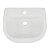 Lavatório louça Icasa Sabatini 53x44 cm para coluna Branco - Imagem 3