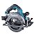 Serra Circular a Bateria Makita 40V XGR HS003GM201 C/2 Baterias 4.0Ah + Carregador + Maleta - Imagem 2