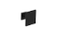 Puxador Nilla 30mm Ponto Quadrado Preto – Soprano - Imagem 1