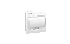 Quadro de Distribuição PVC 8 Disjuntores Branco sem Barramento para Embutir IEC-PB – Soprano - Imagem 2