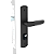 Fechadura Soprano Ipanema externa preto fosco ESP27 (40x53 PY43) - Imagem 1