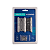 Dobradiça Soprano 3½ x 3 Cromada com Anel Reto – Kit com 3 Unidades - Imagem 1