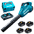 Kit Soprador Makita DUB362Z 36V com 4 Baterias 5Ah, Carregador Duplo e Maleta - Imagem 1