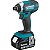 Combo Makita DLX2131 18V Furadeira DHP482 + Parafusadeira de Impacto DTD152 com 2 Baterias 3Ah e Carregador - Imagem 2