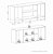Armário Aéreo para Cozinha 4 Portas 144cm Cisne Branco – Cozimax - Imagem 4