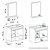 Gabinete para Banheiro com Espelheira Verbena 60cm JQB/BR com Lavatório – Cozimax - Imagem 6