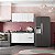 Gabinete de Cozinha em Madeira Cisne 114cm Branco para Pia de 120cm – Cozimax - Imagem 3