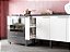 Gabinete de Cozinha em Madeira Cisne 194cm Cinza para Pia de 200cm – Cozimax - Imagem 7