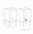 Gabinete para Lavanderia em Madeira Flamingo 48 cm Preto com Tanque 50×50 cm – Cozimax - Imagem 4