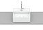 Cuba de Apoio Roca Terra T8 35×35 cm com Mesa – Branco - Imagem 5