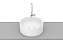 Cuba de Apoio Roca Terra T1 Redonda 30 cm – Branco - Imagem 2