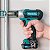 Combo Makita 12V – Furadeira/Parafusadeira HP333D + Parafusadeira de Impacto TD110D com Maleta + Martelete Rotativo HR140DZ - Imagem 5