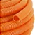 Conduite Corrugado Reforcado Flexível Pvc 1 32mm 25 Metros Laranja - Imagem 2
