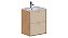 Gabinete para Banheiro Grou 60cm Jequitibá/Areia – Cozimax - Imagem 1