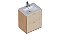Gabinete para Banheiro Grou 60cm Jequitibá/Areia – Cozimax - Imagem 2