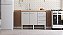 Gabinete de Cozinha em Madeira Ibis 114cm Jequitibá/Nude para Pia de 120cm – Cozimax - Imagem 7