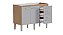 Gabinete de Cozinha em Madeira Ibis 114cm Jequitibá/Nude para Pia de 120cm – Cozimax - Imagem 3