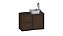 Gabinete para Banheiro em Madeira Cravo 80cm Nogal (Sem Cuba) – Cozimax - Imagem 1