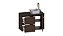 Gabinete para Banheiro em Madeira Cravo 80cm Nogal (Sem Cuba) – Cozimax - Imagem 2