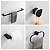 Kit de Acessórios para Banheiro TELCA Preto Fosco 04 Peças - R.99100 - Imagem 2