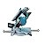 Serra de Esquadria e Bancada 2 em 1 305mm (12) 1650W com Laser e LED LH1201FL 220V Makita - Imagem 2